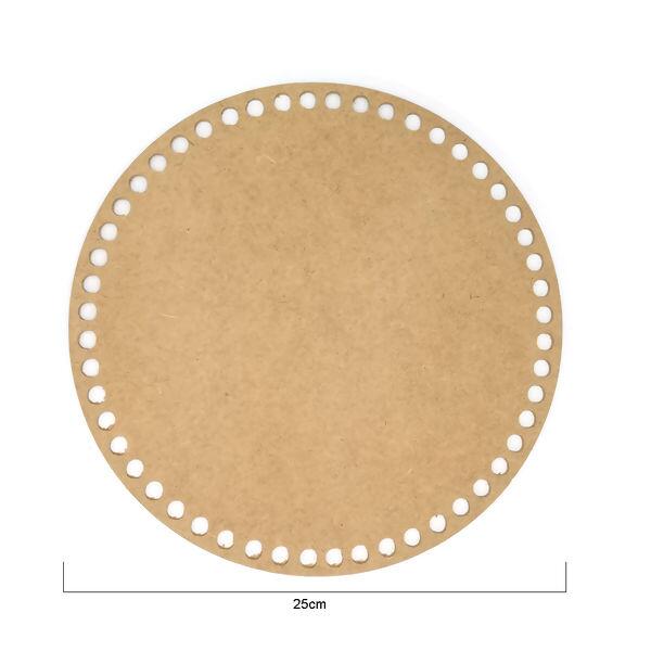 BASE MDF PARA CROCHE redonda 25cm